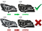 Preview: LED Tagfahrlicht Scheinwerfer für Opel Insignia Lim./Kombi 13-17 schwarz